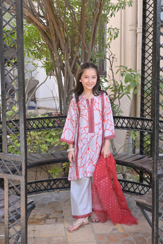 LC - 3119 | Casual 3 Pcs Suit | Multi Color | Printed Lawn